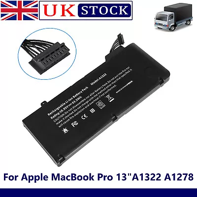 Battery For Apple MacBook Pro 13  A1322 A1278 Mid 2009 2010 2012 63.5Wh NEW • £13.75