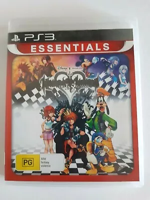 Kingdom Hearts HD 1.5 ReMIX Disney Square Enix Game Playstation 3 PS3 Manual • $10.95