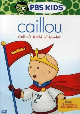 📦 Caillou: Caillou's World Of Wonder (DVD 2006 Full Screen PBS Kids) • $6