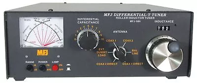 MFJ-986 HF (1.8-30MHz) Manual Roller Tuner W/ SWR/Wattmeter Handles 3KW • $558.84