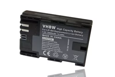 BATTERY 2000mAh Infochip For Canon BG-E6 EOS 60DA EOS 70D LP-E6 • £21.60