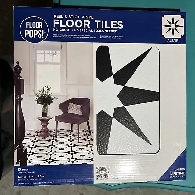 FloorPops Altair Peel & Stick Vinyl Floor Tile New In Box Ready To Use And Ship! • $12.99