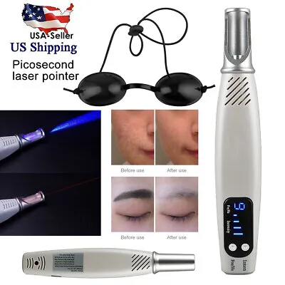 Handheld Picosecond Laser Tattoo Scar Freckle Removal Pen Machine Skin Beauty US • $48.98