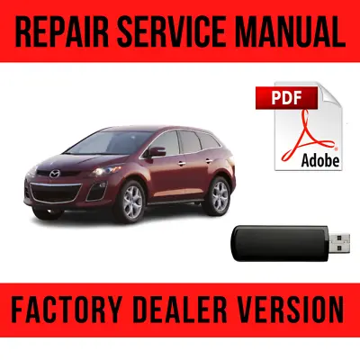 $16.49 • Buy Mazda CX7 Cx-7 2007-2012 Factory Repair Manual USB