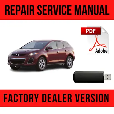 Mazda CX7 Cx-7 2007-2012 Factory Repair Manual USB • $16.49