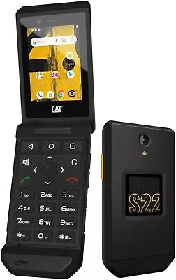 Cat S22 Flip 4G 16GB/2GB 2.8 Inch T-Mobile Android Smartphone - Black • $48.73