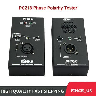 PC218 Phase Polarity Tester Checker Audio Speaker Microphone Sound Testing Pe66 • $121.34