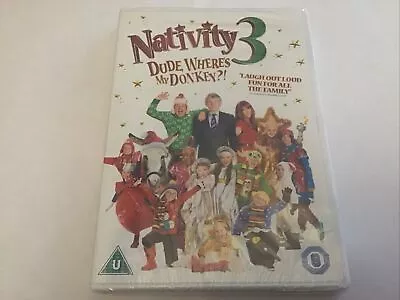 Nativity 3: Dude Where's My Donkey? (DVD 2015) NEW - FREE UK POST • £2.59