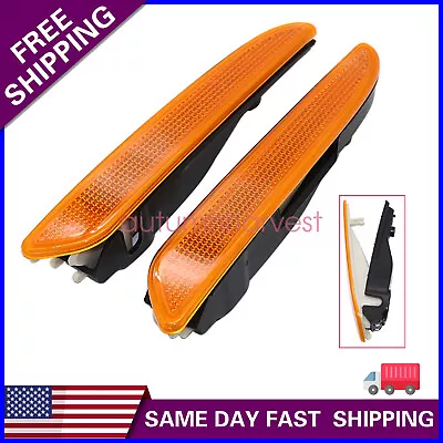 2X For Mercedes Benz E-Class W211 07-09 Front Bumper Side Marker Light Lamp Kit • $22.59