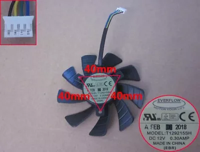 $24.84 • Buy ZOTAC GTX1060 Mini ITX Graphics Fan T129215SH 4-Pin 