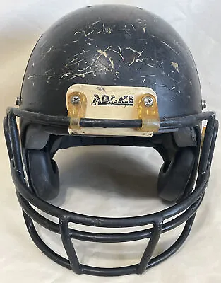 Adams Football Helmet - Y4M Medium - Black W/Black Facemask • $29.99