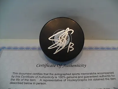 Simon Benoit Signed Anaheim Ducks Puck COA Toronto Maple Leafs CLEARANCE PRICE!! • $12.99