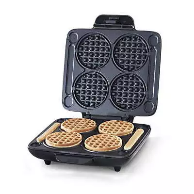 Multi Mini Waffle Maker: Four Mini Waffles4 Inch Dual Non-stick SurfacesNew • $31.49