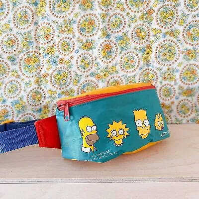 RARE Vintage Kids The Simpsons Bum Bag Belt Hip Bag Fanny Pack 80's/90's • $35