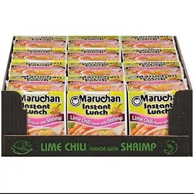 Maruchan Instant Lunch Lime Chili With Shrimp 2.25 Oz (Pack Of 12) • $12.99