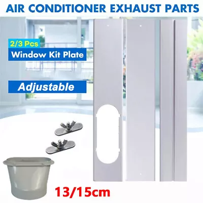 2-3PCS Portable Air Conditioner Window Slide Kit Plate Adjustable With Screws AU • $31.99