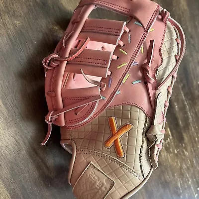 Absolutely Ridiculous Softball Glove - First Base - 13 Inch - Pink Ice Cream • $193.50