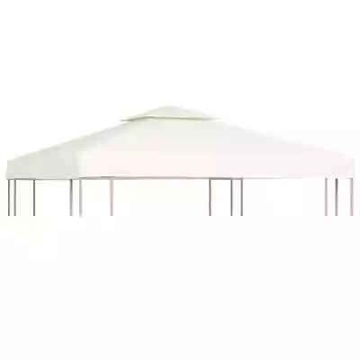 VidaXL Waterproof Gazebo Cover Canopy 310 G / M� Cream White 3 X 3 M • $91.75