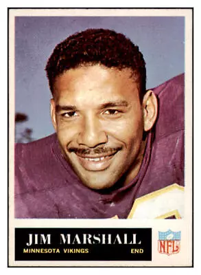 1965 Philadelphia #107 Jim Marshall Vikings Nr-mt 495312 (kycards) • $6