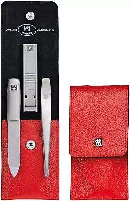 ZWILLING 3 Piece Manicure Set With Tweezers Nail File And Nail Clippers Sta... • $148.48