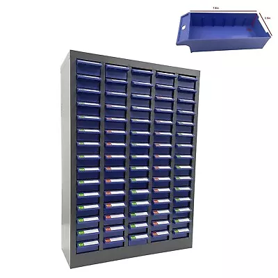 75 Drawers Parts Cabinet Storage Bins Shelving Keys Samples Container Steel • $263.20