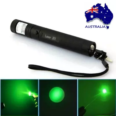 532nnm <1MW 301 Green Laser Pointer Pen Power Lazer Visible Beam Light Toy • $15.98