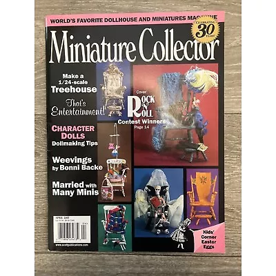 Miniature Collector Dollhouse Magazine April 2017 Easter Treehouse Instruction • $12