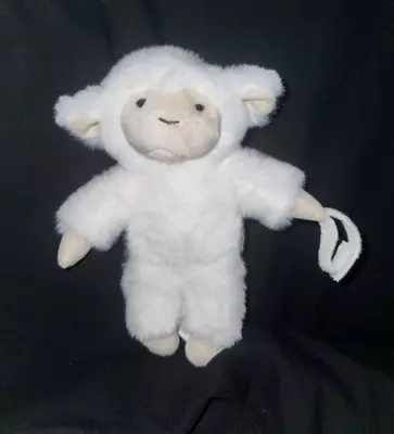 Pottery Barn Kids Lamb Baby Binky Plush Pacifier Holder Strap Sm White 6  Plush • $18.99