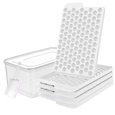 Mini Ice Cube Trays Stackable 0.6in Small Ice Maker For Freezer Easy Release ... • $26