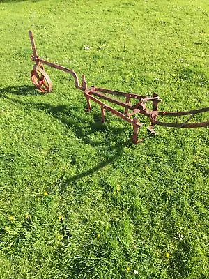 £135 • Buy Antique Victorian Cast Iron Horse-Drawn Cultivator Plough