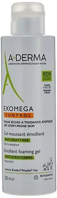 A-DERMA Exomega Control Emollient Foaming Gel Anti-Scratching 500ml • £22.72