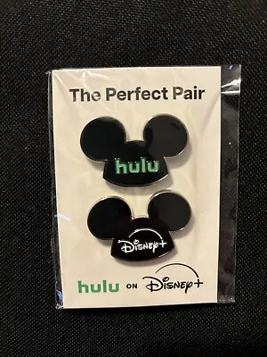 Disney Hulu & Disney+ Mickey Mouse Ears Icons 2 Pin Set Nip • $12.99