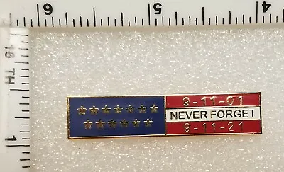 Emergency Medical Service 9-11 Never Forget American Flag Citation Bar (clutch • $12.95