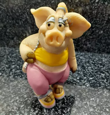 Piggin' Pig Figure Piggin' Piggin Fashion Figure David Corbridge 1999 • £4.99