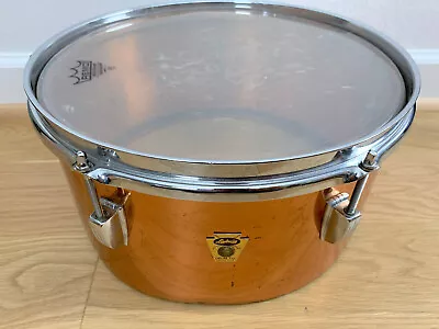 LUDWIG 13  Timbal Timbales Drum Copper Shell 50s 60s Vtg Transition Badge Mount • $175