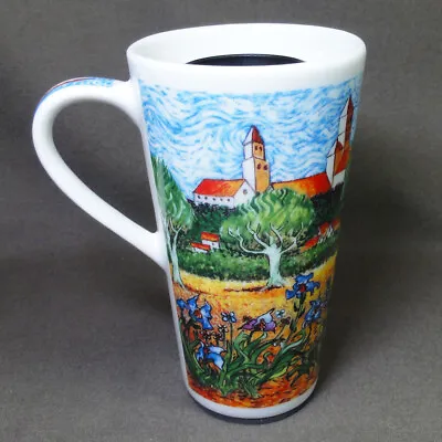 Chaleur Masters Vincent Van Gogh Tall Travel Coffee Mug With Black Lid 14 Oz • $24