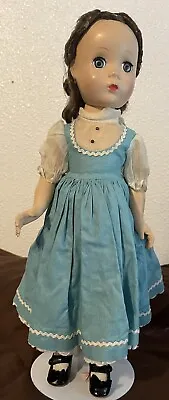 Vintage Madame Alexander Little Women Doll Beth 14  Tagged 1950 Hard Plastic • $60