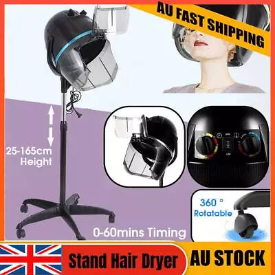 Free Standing Hair Dryer Hood Bonnet Hairdryer Height Adjustable Salon Equipment • $139.99