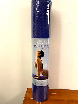 Lomi Fitness - Yoga Mat - Slip Free Material - Sapphire Blue - 68in X 24in New • $10