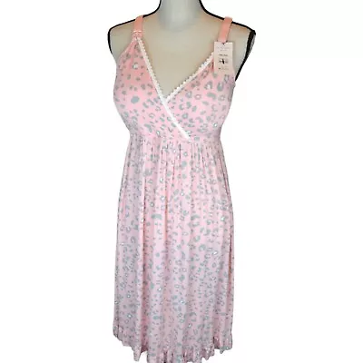 Secret Treasures Maternity 2XL/3XL Maternity Wrap Front Chemise Nursing Gown NEW • $14.88