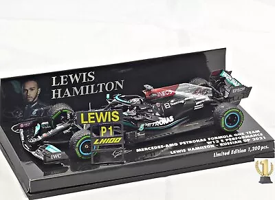 MERCEDES-AMG PETRONAS LEWIS HAMILTON SOTCHI GP In 1:43 Scale By Minichamps • $69.42