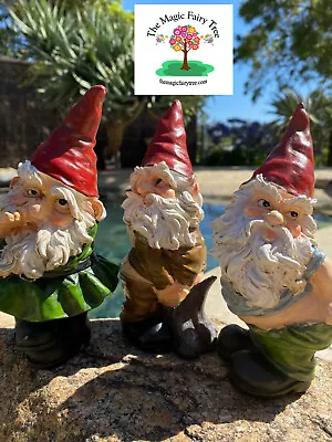 Novelty Naughty Gnomes Rude Funny Adult Joke Gnome Garden Decor Picking Nose • $19.95