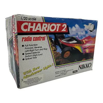 Vintage NEW Nikko Chariot 2 Radio Control RC Car 1/20 Scale • $150