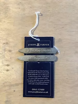 Pair Aluminium / Aluminum Cutaway Collar Stiffeners By Joseph Turner • £3.99