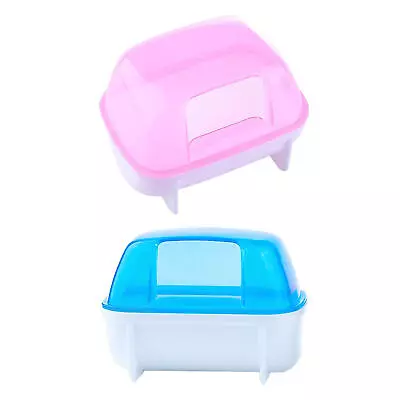 Hamster Mouse Gerbil Sand Bath Small Pet Sand Bath Container Box • £5.60