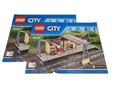 Lego® TRAIN Railway 60050 Instructions ( STATION ONLY / TAXI MISSING ) Level Cro • $7.65