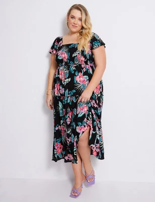 $33.81 • Buy Autograph Woven Shirred Bodice Maxi Dress Womens Plus Size Clothing  Dresses