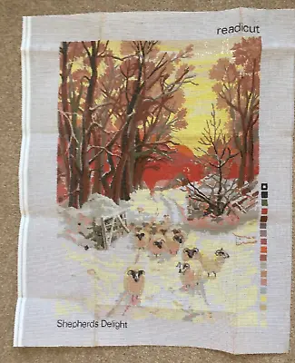 £5 • Buy Readicut ‘Shepherds Delight’ Printed Tapestry Canvas