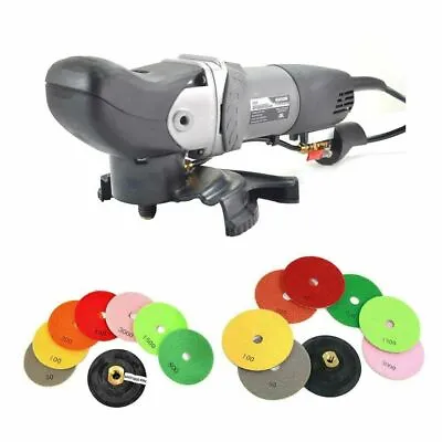 Variable Speed Wet Grinder Polisher 110 Volt With 4 & 5 Inch Polishing Pads • $198.10