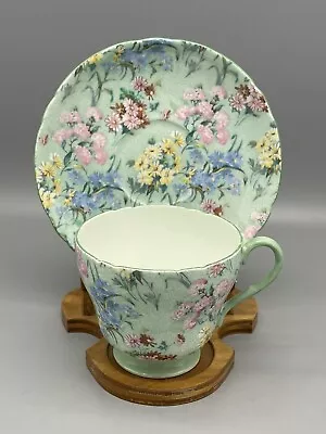 £61.31 • Buy Vintage Shelley Melody Ripon Shape Tea Cup & Saucer